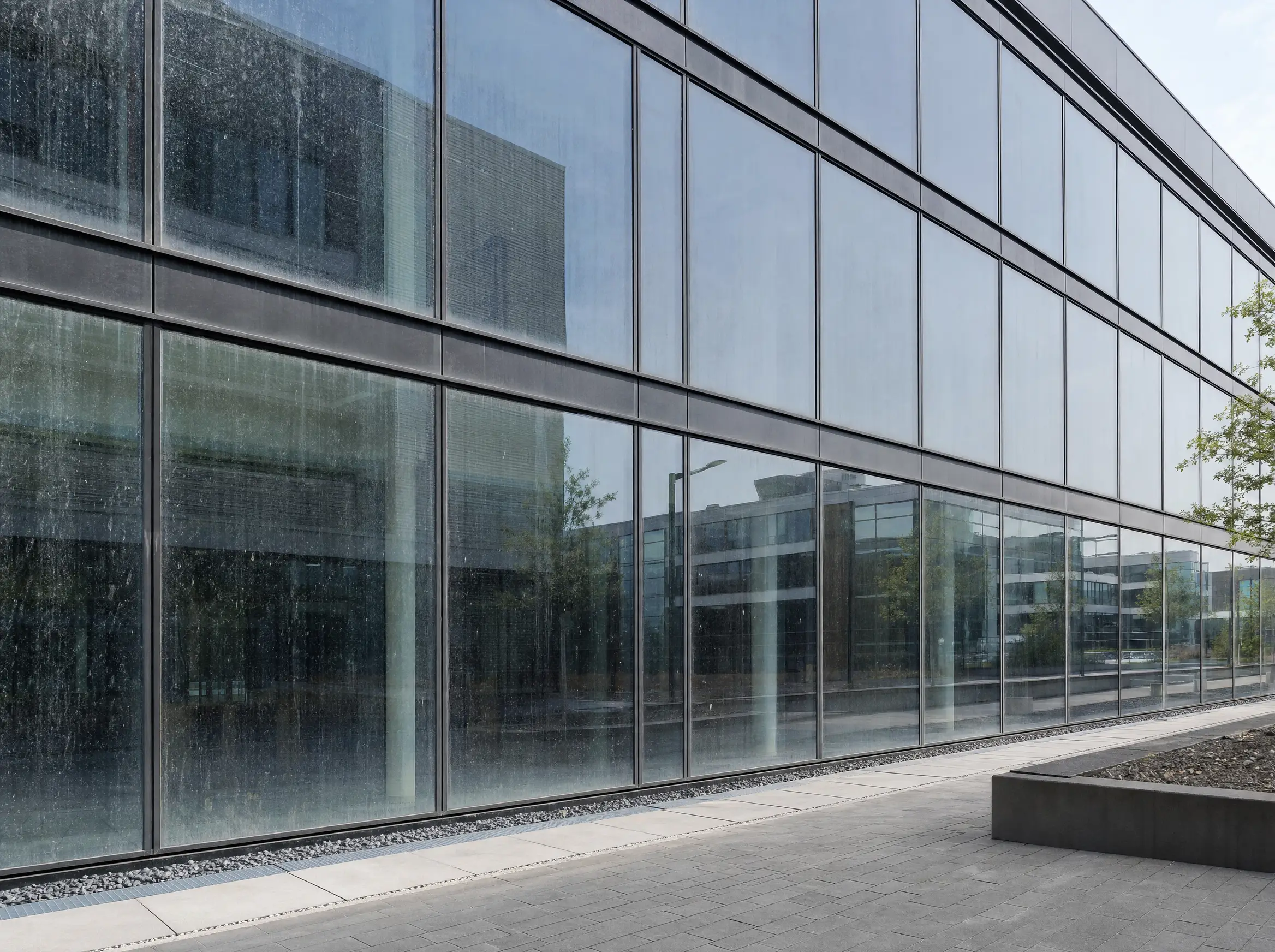 Vorher: Glasfassade Kanzlei, 240 m² in Stuttgart-Mitte